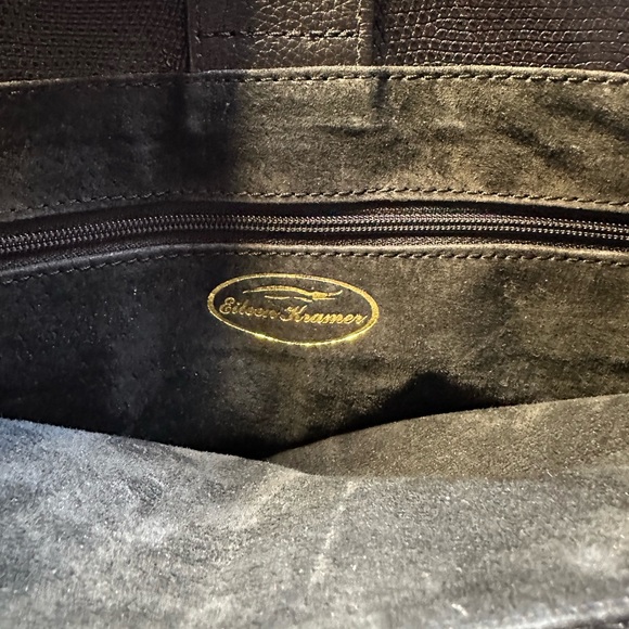 Black leather Eileen Kramer Rectangular Bag - Picture 6 of 8